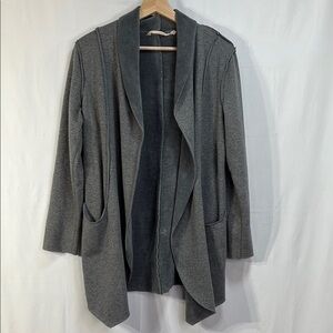 🍾Soft Surroundings Gray knit Cardigan